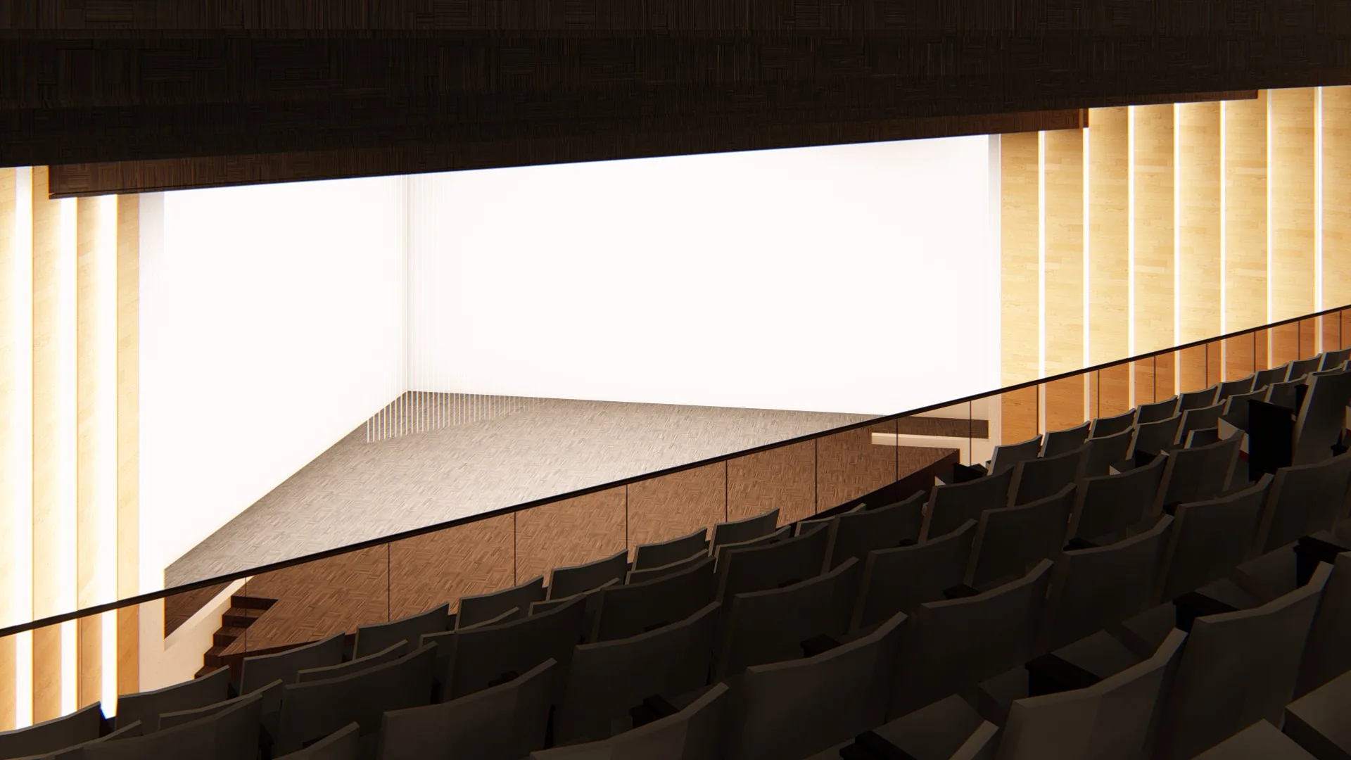 Vista desde las gradas del Auditorio CVC