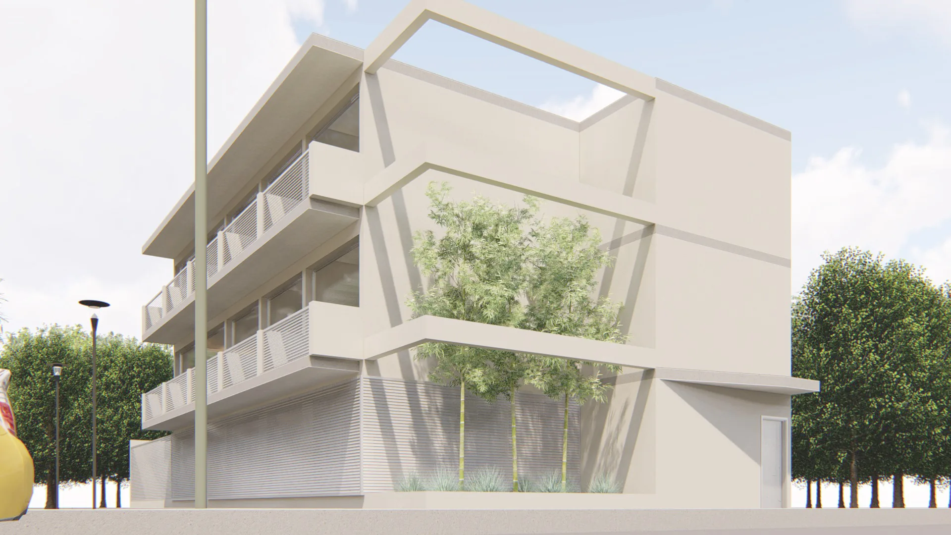 Segunda vista del proyecto Edificio Glinka