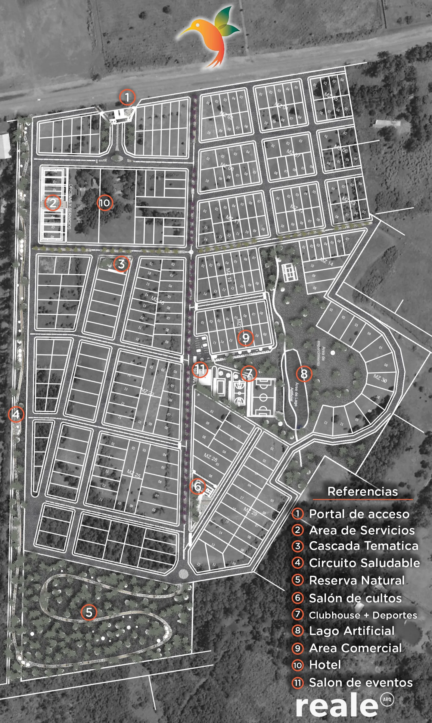 Masterplan general de Los Naranjos